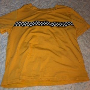 checkered t-shirt